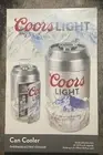 Coors Light Portable Mini Fridge-8 Can Personal Travel Cooler Silver Koolatron