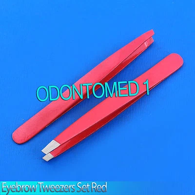 ODM 2 Eyebrow Tweezers In Red