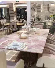 Rose Quartz Agate stone Coffee Dining Table Top/ Counter Slabs Handmade Decor