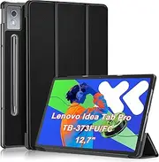 [USTIYA] Case for Lenovo Idea Tab Pro TB-373FU/FC 12,7" Cover Protective Table Lightweight Shell Stand (Black)