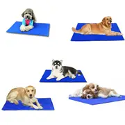Pet Cool Gel Mat Dog Cat Bed Non-Toxic Cooling Dog Summer Pad 5 Sizes