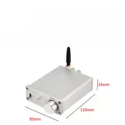 HiFi Stereo 2.0 Channel Digital Amplifier Mini Class D Desktop Audio Amp 100W×2