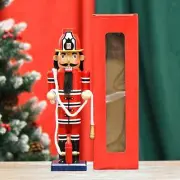 Christmas Decor Craft Firefighter Nutcracker for Mantel Christmas Tree Party