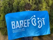 Barefoot Outfitters Sand Free, Rapid Dry, Light, Gym Sport Beach Towel Travel Lg