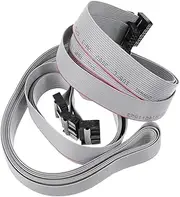 HOMOBABE 4pcs Pin Wire Flat Ribbon Cable Connector Pitch for Custom Cable Builds System Programmers Space-Saving Circuit Interconnections