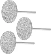 Ipetboom 3Pcs Manicure Sanding Discs for Electric Nail Drill Durable Cuticle and Pedicure Bits Grinding Discs for Smooth Finishes Nail Salons and Home Use