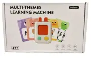 Multi-Themes Talking Learning Machine w 120 Flashcards Set Preschool Kids NEW.