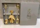 Peanuts Snoopy Cutlery Set Tea spoon Cake fork Tea caddy spoon Set of 3 Gold