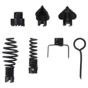 7pcs Sewer Cleaner Tool Dredging Tool Drain Cleaner Head