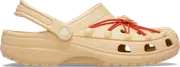 Crocs Classic Bungee Cord Clog; Sesame / Multi, W9/M7