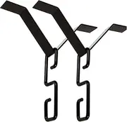 2 Pack Outdoor Rain Chain Hooks Gutter Adapter Hooks for Rain Chains Easy Install Metal Set Accessories