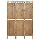 3-Panel Room Divider Bamboo 120x180 cm Privacy Screen Folding Partition Ho 41748
