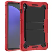 MCC Impact Shockproof Samsung Galaxy Tab S10 FE 10.9" Case Cover X520 X526 [Red+Black]