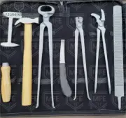 Heavy Duty Horse Care Farrier Tool Kit Hoof Clincher Nipper BY M.F.ELAHI