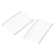3000pcs 65mm Tagging Gun Fasteners 2.8x0.3" White Garment Tag Attachments