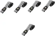 [Minkissy] 5pcs Comfortable Elastic Waist Belt No Buckle Design for Women and Men for Jeans Shorts and Everyday Activities Lightweight and Flexible for