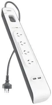 Belkin SurgePro 3-Outlet Surge Protector with Dual USB-A