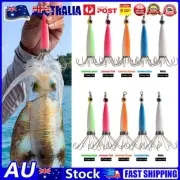 Fishing Lures Glow in Dark Octopus Cuttlefish Hook 8 Claws Fish Tackle Accessory