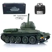 2.4G Henglong 1/16 7.0 Soviet T34/85 RTR Plastic RC Tank 3909 360° Turret