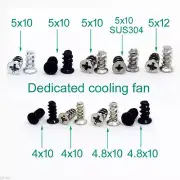 100pcs Durable Screws Computer PC Case Cooling Fan Mount Screws For Fans