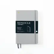 Monocle Hardcover Dotted Notebook, 192 Page (Light Grey) - B6