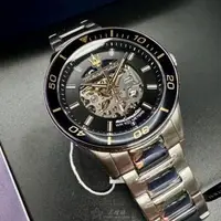 在飛比找森森購物網優惠-MASERATI 瑪莎拉蒂男錶 46mm 銀圓形精鋼錶殼 黑
