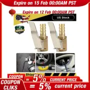 （2） Open Flow Straight Lock-On Air Chuck with Clip for Tire Inflator Car Tools