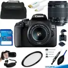 Canon EOS 2000D / Rebel T7 24.1MP DSLR Camera + 18-55mm Lens + Starter Kit