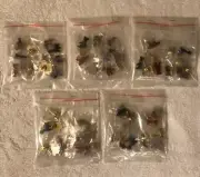 (55 TOTAL) ~ 5 TY Teenie Beanie Babies Pin Sets Of 11 McDonalds 2000 Crew Label