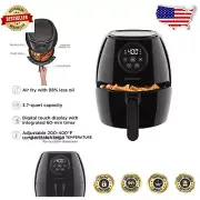 3.7 Qt Digital Touch Air Fryer: Nonstick, Dishwasher Safe with Auto Shutoff