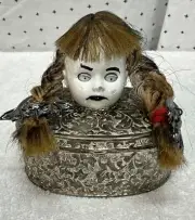 Art Doll Scary Horror Possessed Zombie Doll Haunted Halloween Prop Trinket Box