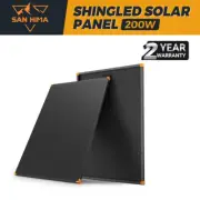 San Hima 200W Solar Panel Kit Mono Shingled Fixed Power Caravan Battery Charging