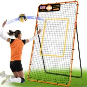 Volleyball Rebounder Net 7X4 Ft Training Equipment with Angle Customization for