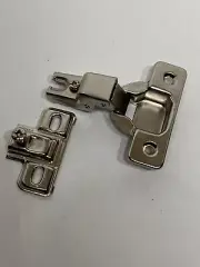 Face Frame Concealed Cabinet Hinge - 1/2 Overlay - 100 Deg - No Dowel - 2 Pack