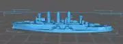 Prinz Adalbert - German Navy - Pre Dreadnought Era - Wargaming - Axis and Allies