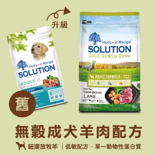 SOLUTION 耐吉斯 紐澳放牧羊 無穀成犬糧 大顆粒 7.5kg