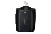 Saniflex Wall Mounted Wipe Dispenser Black Home Business Bathroom Organisation