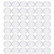48 Pcs Drum Dampeners Gel Pads Silicone Drum Silencers Soft Drum Dampener Drum Mute Pads Dampening Transparent Color