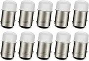 Ruiandsion 1157 BAY15D LED Bulb White 12V 2057 2357 7528 3014 9SMD LED Chipsets Replacement for Car RV Camper Backup Reverse Brake Lights (Pack of 10)