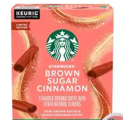 Lot 88 Kcup Starbucks Brown Sugar Cinnamon Coffee Pod Brew Father Gift FreeShip