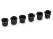 Quality Socket String Body Ferrule BLACK set for Tele Telecaster style Guitar