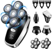 Revamped Electric Head Shaver for Bald Men - USB Rechargeable and Waterproof