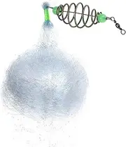 Fishing Nets for Saltwater | Fishing Casting Net | Aquatic Life Catching Mesh Trap Spring Bait Cage for Pier Supplies