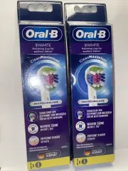 Oral-B 3D White CleanMaximiser W/ Polishing Cup - Genuine From Germany - 6 Ct.