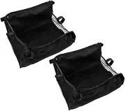 WEKAMOS 2pcs Large Capacity Stroller Storage Basket Lightweight Underseat Organizer for Essentials Multifunctional Pram Easy Install Design Material for Shopping and Toys