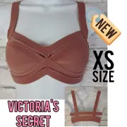 NEW VICTORIA'S SECRET Strappy Bralette In Dusky Rose , SIZE X SMALL