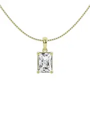 14K 2.00 ct. tw. Lab-Grown Diamond Solitaire Pendant Necklace