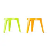 Brainstream Rocket Tripod Egg Cup Gift Set 2-Piece Lime and Orange