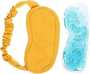 HAMPPLIES 1 Set Detachable Cotton Eye Cover Sleeping Mask for Travel Clod Compress Eye Cover Comfortable Shading for Naps Airplane and Relaxation