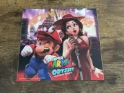 RARE SUPER MARIO ODYSSEY NINTENDO SWITCH PROMO GAME STICKERS X 2 FOR COLLECTORS